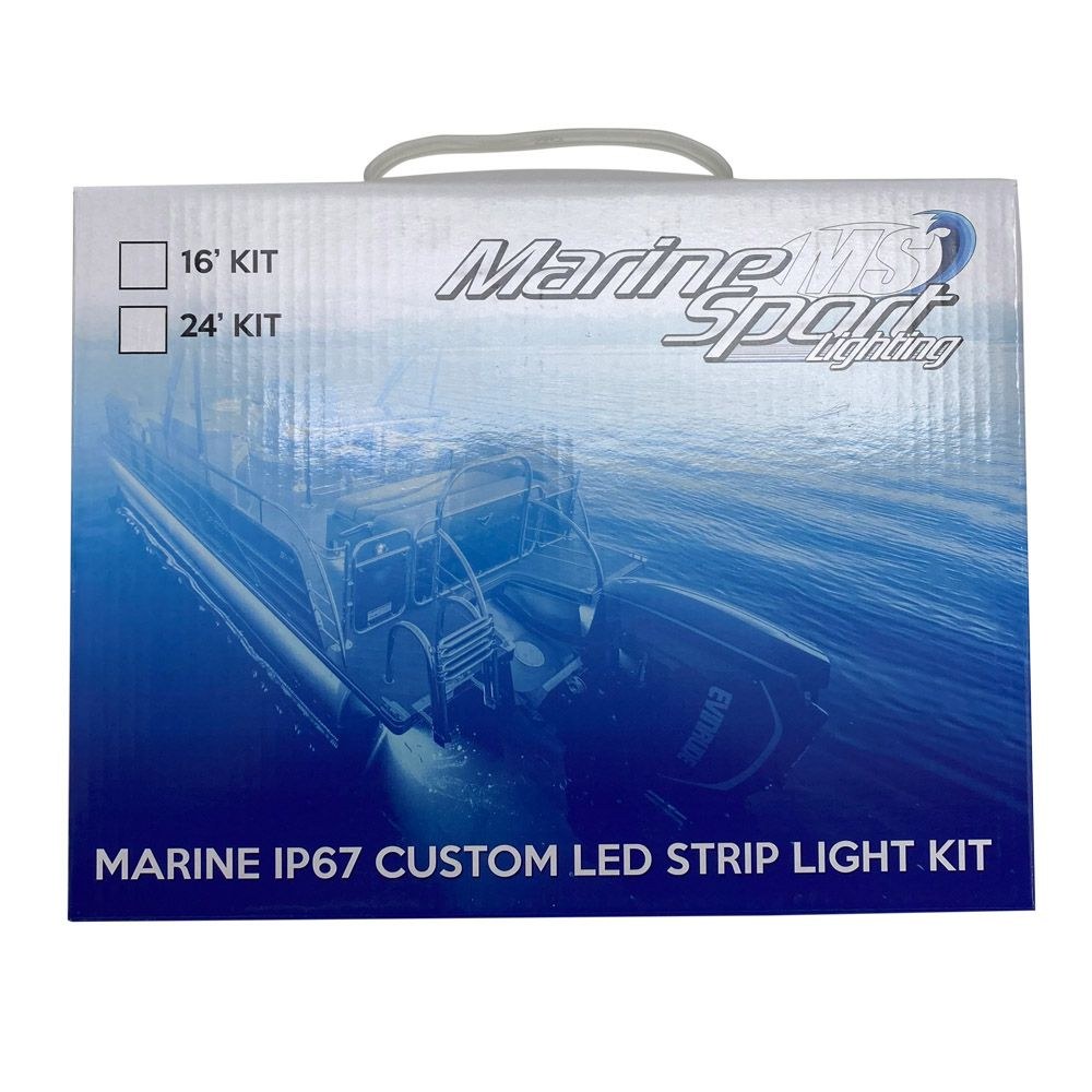 Race Sport Lighting Rope Light, White, Single, 9 Foot Length, IP67 Rated, 12 Volt DC – MS9FTWSTRIP-W
