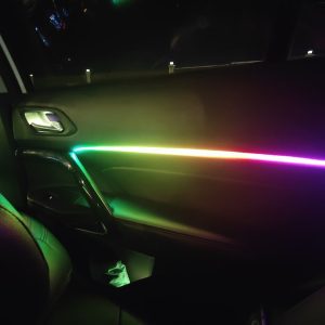 Race Sport Lighting Interior Light, Ultra-Flow Series, 10 LED 2-DOOR Vehicle Complete Kit, Red/ Green/ Blue/ White, 9 Watt – AKIT10