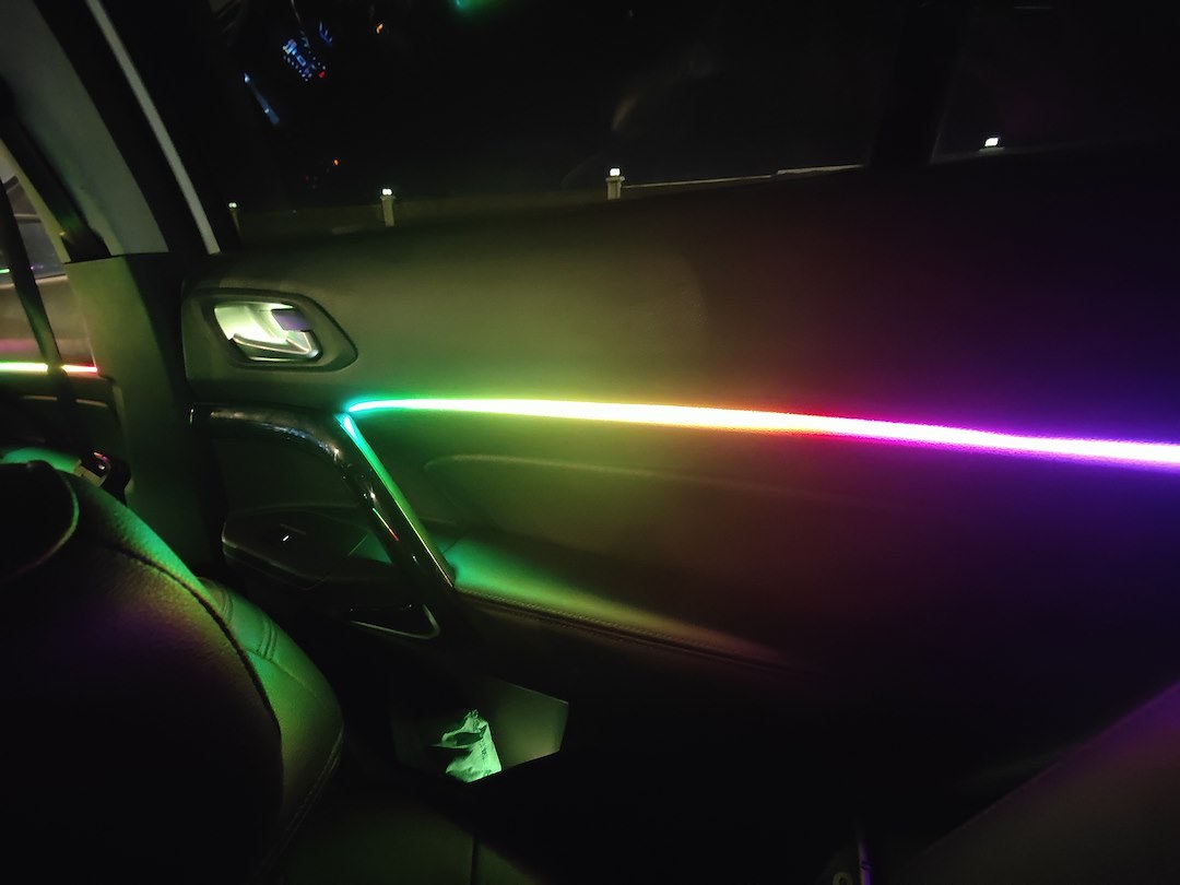 Race Sport Lighting Interior Light, Ultra-Flow Series, 10 LED 2-DOOR Vehicle Complete Kit, Red/ Green/ Blue/ White, 9 Watt – AKIT10