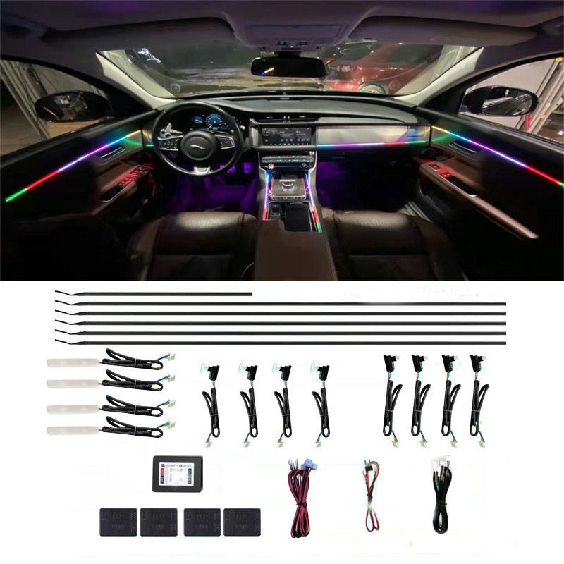 Race Sport Lighting Interior Light, Colortrail, 10 LED 2-DOOR Vehicle Complete Kit, Multi-Color, Set of 10, IP65 Rating – AKIT2DR