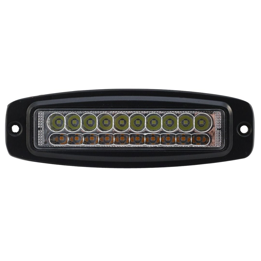 Race Sport Lighting Work Light, 3030 Super Bright SMD LED, 6.3 Inch Length X 1.77 Inch Width X 2.28 Inch Height, Flush Mount – RSDCWAWLFM