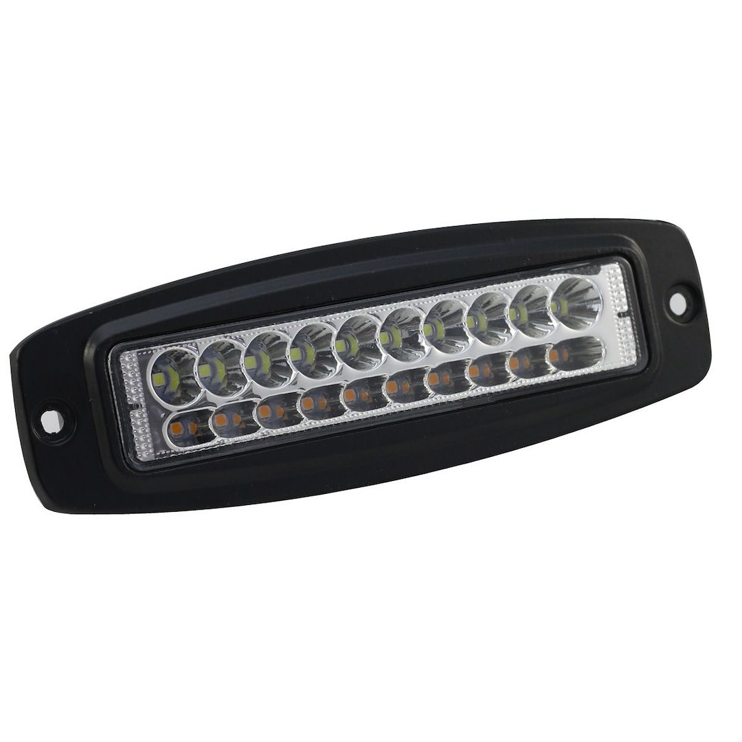 Race Sport Lighting Work Light, 3030 Super Bright SMD LED, 6.3 Inch Length X 1.77 Inch Width X 2.28 Inch Height, Flush Mount – RSDCWAWLFM