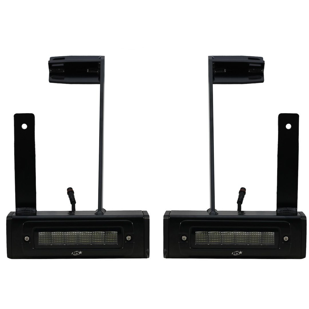 Race Sport Lighting Backup Light, Hitch Bar, Set of 2, Clear Bulb, 7 Inch Black Rectangular Housing, Osram LED, 60 Watt, 5750 Lumens – DHDHB17UP