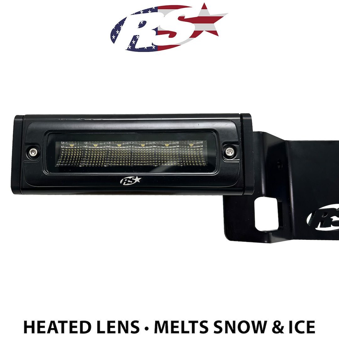 Race Sport Lighting Backup Light, Reverse Hitch Mounted, Set of 2, 7 Inch Black Rectangular Housing, Osram LED, 60 Watt, 5750 Lumens – F150HB21UP