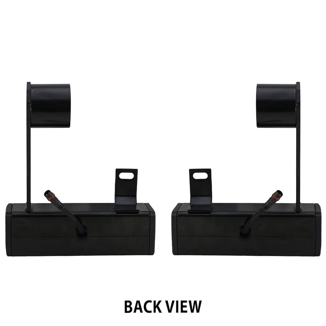 Race Sport Lighting Backup Light, Hitch Bar, Set of 2, Clear Bulb, 7 Inch Black Rectangular Housing, Osram LED, 60 Watt, 5750 Lumens – GMHB20UP