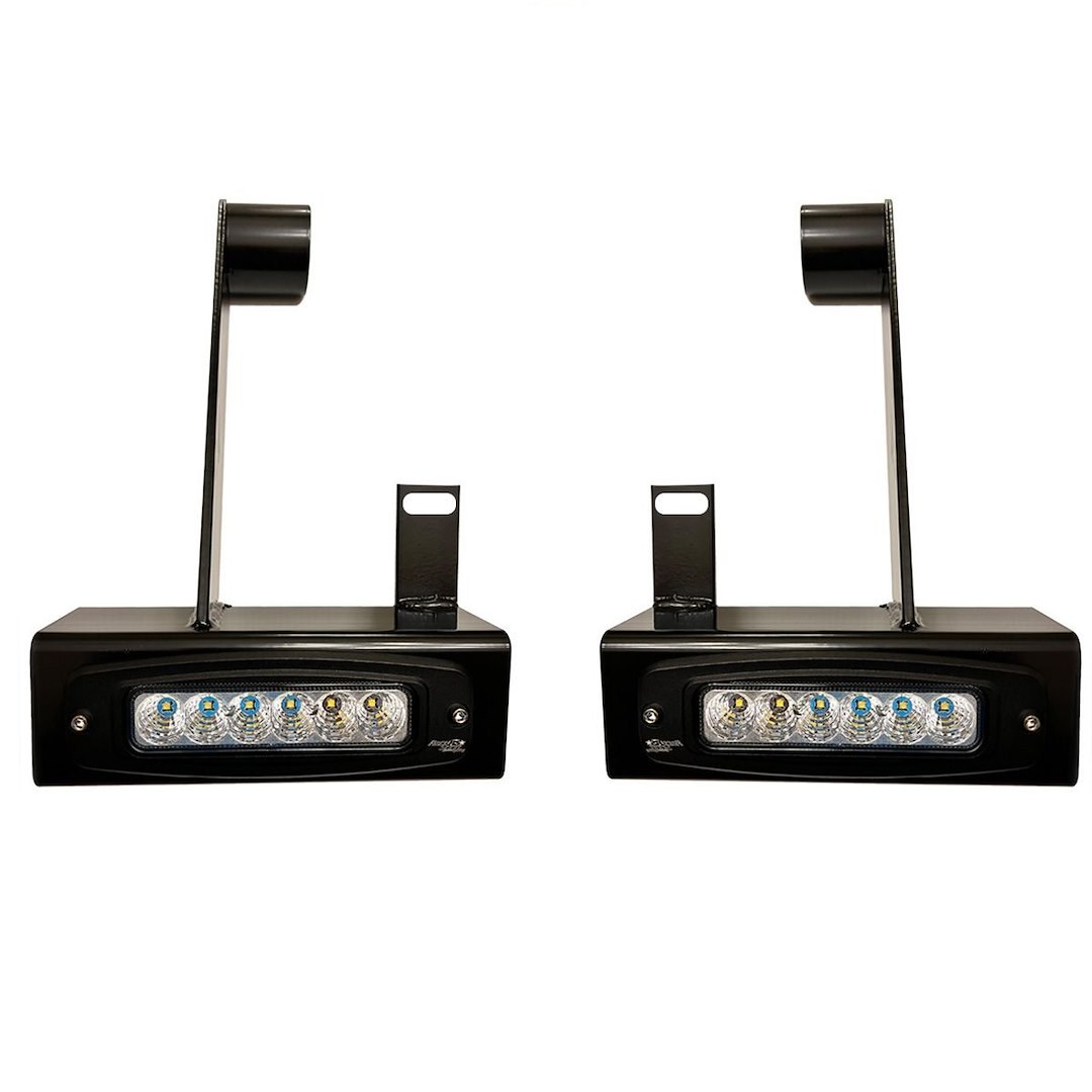 Race Sport Lighting Backup Light, Hitch Bar, Set of 2, Clear Bulb, 7 Inch Chrome Rectangular Housing, Cree LED, 36 Watt, 3000 Lumens – GMHB20UPSL