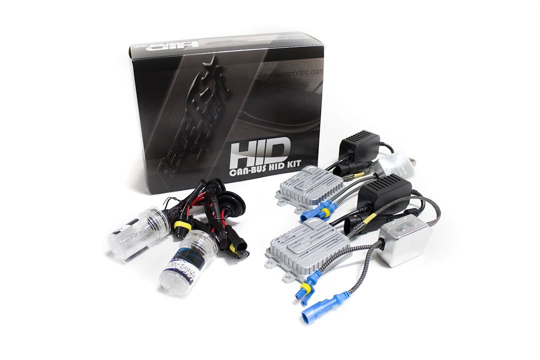 Race Sport Lighting Headlight Conversion Kit, Gen 6, H11 Bulb, Plug and Play, With GEN6 Slim Canbus Ballast – H11-6K-GEN6