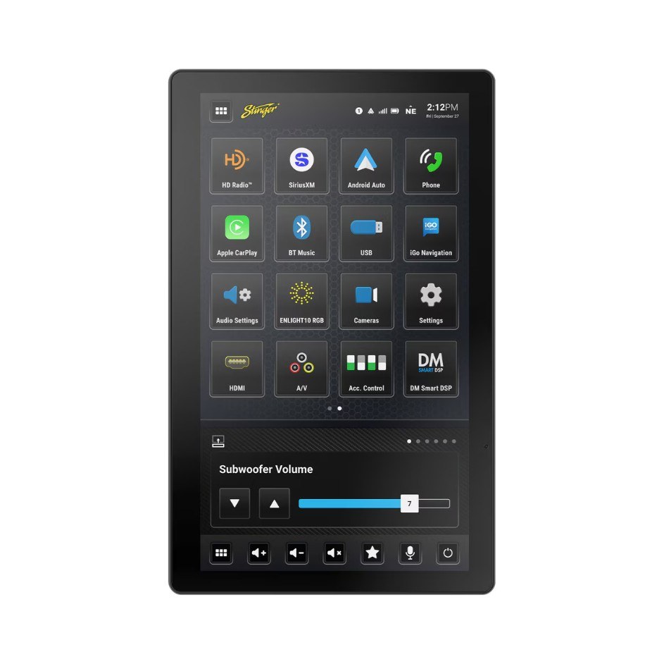 Race Sport Lighting Radio, HORIZON12, Automotive, AM/ FM – IX212