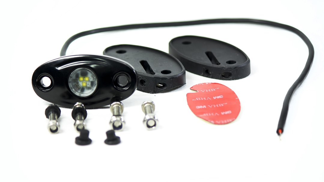 Race Sport Lighting Underbody Light Kit, Cree LED, 9 to 32 Volt, 9 Watt, White, 50,000 Hours Lifetime, IP68 Rated – RSLDPODW
