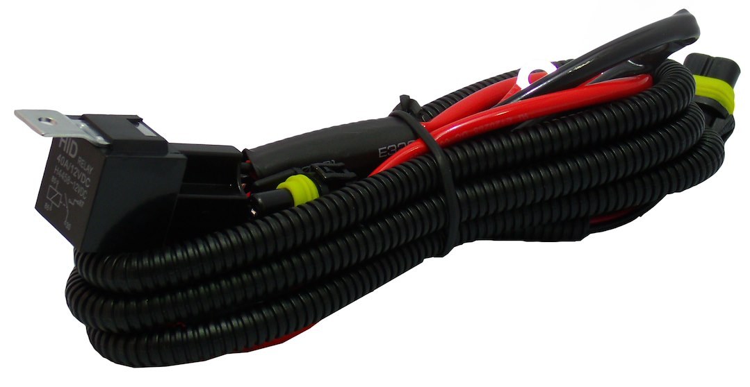 Race Sport Lighting Headlight Wiring Harness, For Use with HID or LED Kits, 12 Volt – RELAY-HARNESS