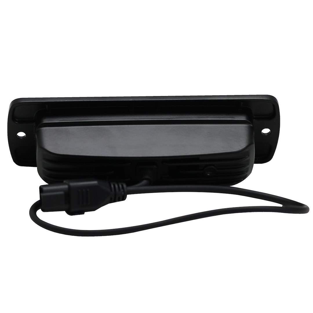 Race Sport Lighting Backup Light – LED, Rear Mount, Single, Clear Bulb, 7 Inch Black Rectangular Aluminum Housing, Osram LED – RS7TEMPFM-F
