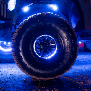 Race Sport Lighting Underbody Light Kit, Colortrail, LED, Multi-Color, 4 Piece Strip and 4 Piece Wheel Ring, IP67 Rating, 12 Volt – RSCWL10
