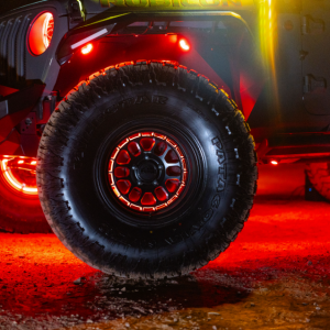 Race Sport Lighting Underbody Light Kit, Colortrail, LED, Multi-Color, 4 Piece Strip and 4 Piece Wheel Ring, IP67 Rating, 12 Volt – RSCWL10