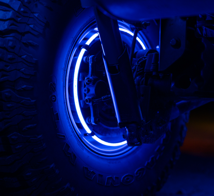 Race Sport Lighting Underbody Light Kit, Colortrail, LED, Multi-Color, 4 Piece Strip and 4 Piece Wheel Ring, IP67 Rating, 12 Volt – RSCWL10