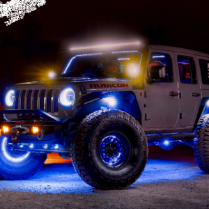 Race Sport Lighting Underbody Light Kit, Colortrail, LED, Multi-Color, 4 Piece, Daisy Chain Connections, IP67 Rating, 12 Volt – RSDE4