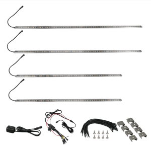 Race Sport Lighting Underbody Light Kit, Ultra White Series, LED, 12 Volt, 4 Piece – RSULTRAKIT