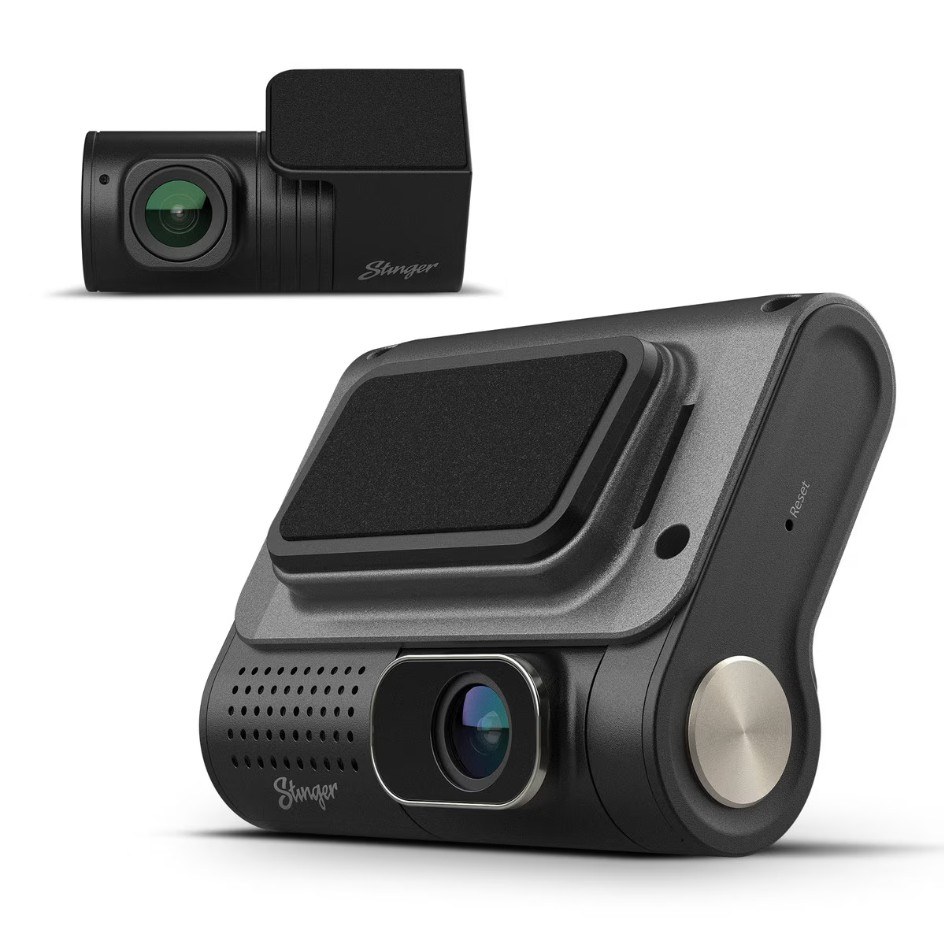 Race Sport Lighting Dash Camera, Opsis, 140 Degree Front/ 130 Degree Rear Diagonal View Angle Lens – SDC-2CH2KQHD