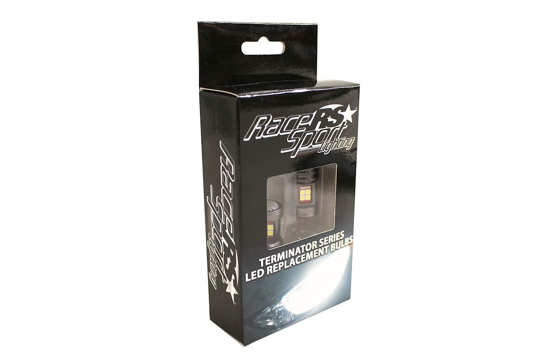 Race Sport Lighting Multi Purpose Light Bulb – LED, Terminator Series, 3156 LED Bulb, White, Set of 2 – RSTB3156W