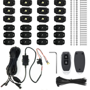 Race Sport Lighting Underbody Light Kit, Osram LED, White, 9 to 30 Volt DC at 0.5 to 2 Amp Draw, 30,000 Hours Lifetime, IP68 Rated – ULTRA12WK