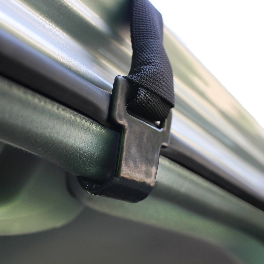 Rightline Tie Down Strap Hook, Car Top Carrier, Black, Metal – 100600