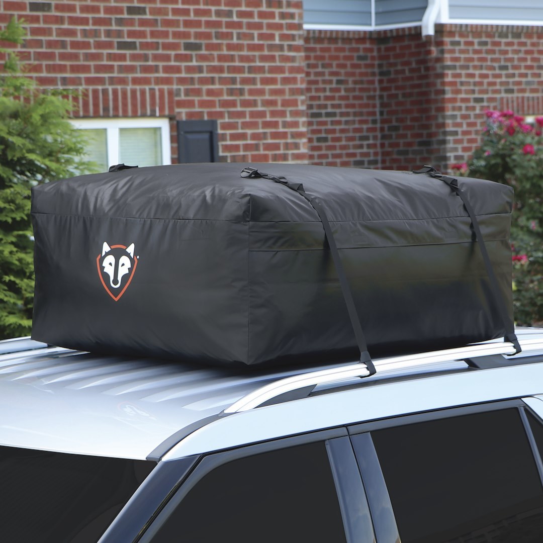 Rightline Cargo Carrier, Ace 2, Bag Style, 15 Cubic Foot Capacity, 44 Inch X 34 Inch X 17 Inch, Compatible with or Without Roof Rack, Black – 100A20