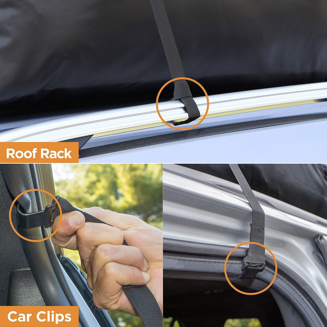 Rightline Cargo Carrier, Ace 2, Bag Style, 15 Cubic Foot Capacity, 44 Inch X 34 Inch X 17 Inch, Compatible with or Without Roof Rack, Black – 100A20