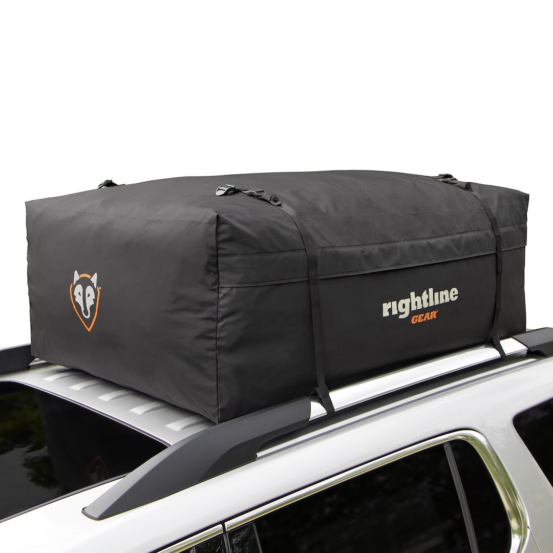 Rightline Cargo Carrier, Range 3, Bag Style, 18 Cubic Foot Capacity, 48 Inch X 36 Inch X 18 Inch, Compatible with or Without Roof Rack, Black – 100R30