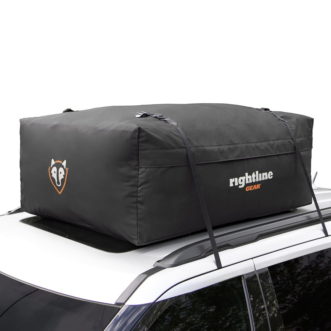 Rightline Cargo Carrier, Range 3, Bag Style, 18 Cubic Foot Capacity, 48 Inch X 36 Inch X 18 Inch, Compatible with or Without Roof Rack, Black – 100R30