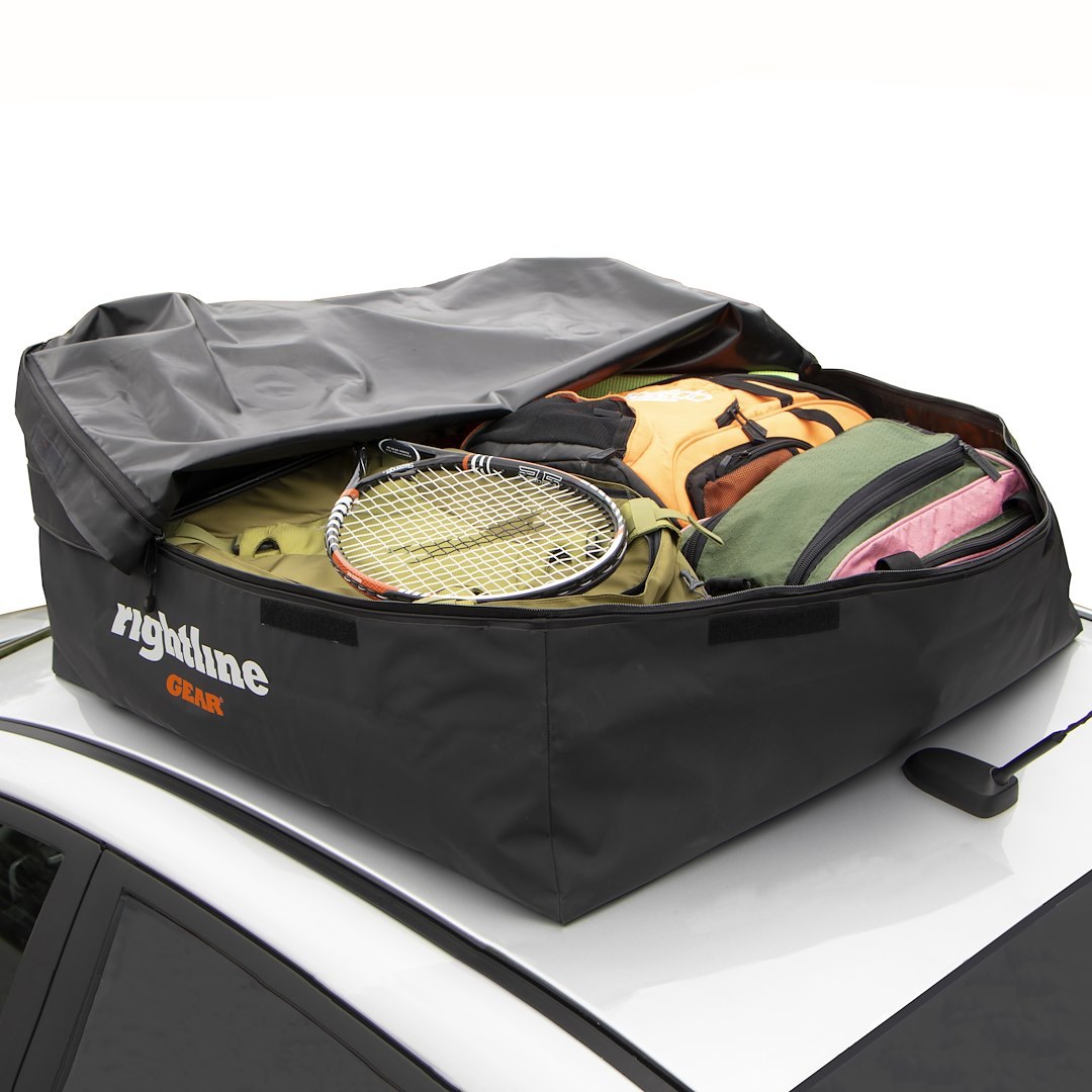 Rightline Cargo Carrier, Range Jr, Bag Style, 10 Cubic Foot Capacity, 36 Inch X 32 Inch X 15 Inch, Compatible with or Without Roof Rack – 100R50
