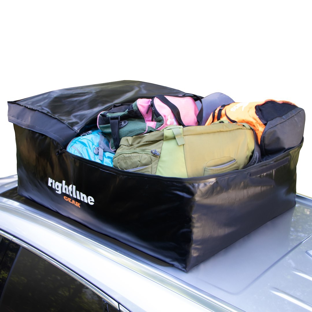 Rightline Cargo Carrier, Sport 2, Bag Style, 15 Cubic Foot Capacity, 42 Inch X 34 Inch X 18 Inch, Compatible with or Without Roof Rack, Black – 100S20