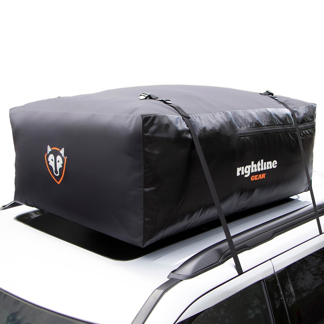 Rightline Cargo Carrier, Sport 3, Bag Style, 18 Cubic Foot Capacity, 48 Inch X 36 Inch X 18 Inch, Compatible with or Without Roof Rack, Black – 100S30