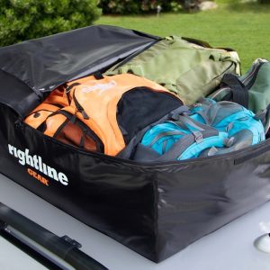 Rightline Cargo Carrier, Sport Jr, Bag Style, 10 Cubic Foot Capacity, 36 Inch X 30 Inch X 16 Inch, Compatible with or Without Roof Rack – 100S50