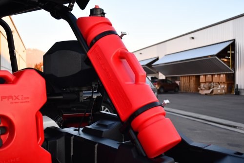 Rotopax Liquid Storage Container, Rollpax, Red, 1.5 Gallon, Roll Bar Mount, Formulated Plastic, Epa and Carb Compliant – RP-1.5G-2IN