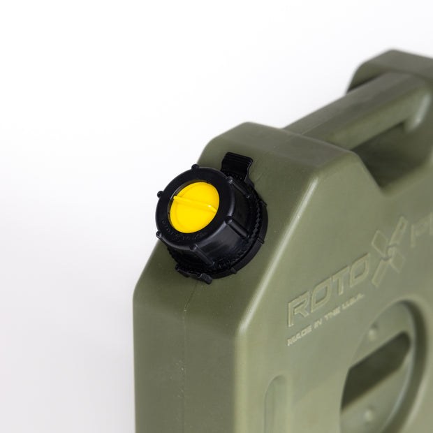 Rotopax Liquid Storage Container, Od Green, 1.75 Gallon, Bolt-On/ Free Standing, Formulated Plastic, Epa and Carb Compliant – RX-1.75OD