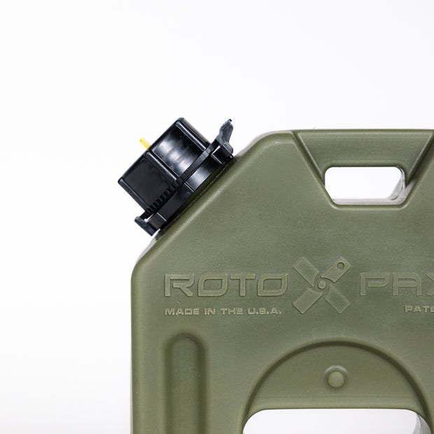 Rotopax Liquid Storage Container, Od Green, 1 Gallon, Bolt-On/ Free Standing, Formulated Plastic, Epa and Carb Compliant – RX-1OD