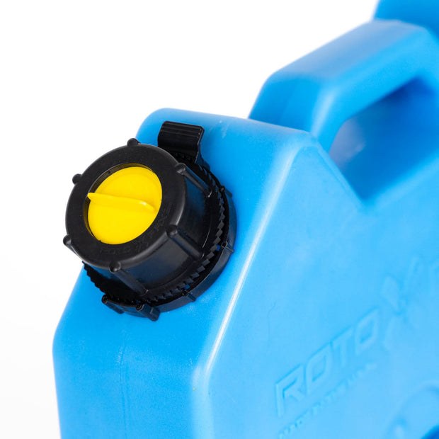 Rotopax Liquid Storage Container, Blue, 2 Gallon, Bolt-On/ Free Standing, Formulated Plastic, Epa and Carb Compliant – RX-2DEF