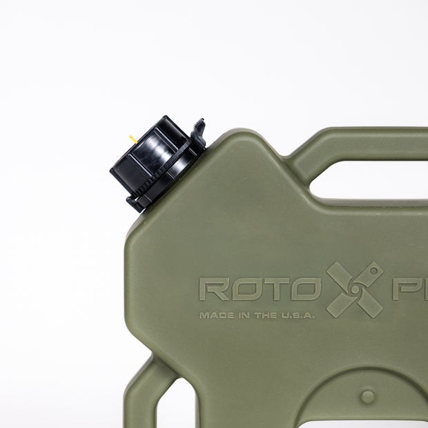 Rotopax Liquid Storage Container, Od Green, 2 Gallon, Bolt-On/ Free Standing, Formulated Plastic, Epa and Carb Compliant – RX-2OD