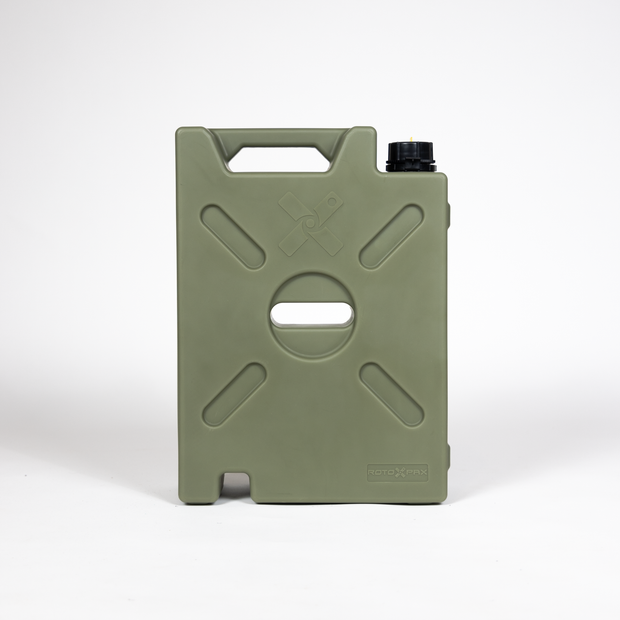 Rotopax Liquid Storage Container, Od Green, 5 Gallon, Bolt-On/ Free Standing, Formulated Plastic, Epa and Carb Compliant – RX-5OD