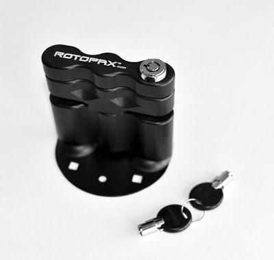 Rotopax Liquid Storage Container Mount, Works with All Rotopax Containers, Holds One Standard Container, Mounts to Any Flat Surface, Black – RX-LOX-PM