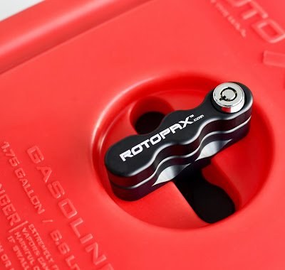 Rotopax Liquid Storage Container Mount, Works with All Rotopax Containers, Holds One Standard Container, Mounts to Any Flat Surface, Black – RX-LOX-PM
