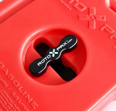 Rotopax Liquid Storage Container Mount, Works with All Rotopax Containers, Holds One Standard Container, Mounts to Any Flat Surface, Black – RX-PM