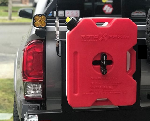 Rotopax Liquid Storage Container, Red, 2 Gallon, Bolt-On/ Free Standing, Formulated Plastic, Epa and Carb Compliant, Designed to Hold Gas – RXX-2G