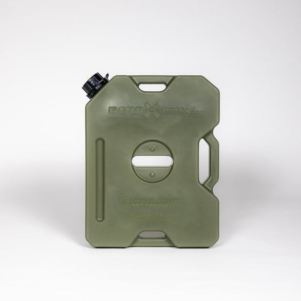 Rotopax Liquid Storage Container, Od Green, 2 Gallon, Bolt-On/ Free Standing, Formulated Plastic, Epa and Carb Compliant – RXX-2OD