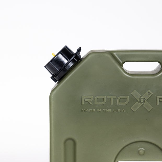 Rotopax Liquid Storage Container, Od Green, 2 Gallon, Bolt-On/ Free Standing, Formulated Plastic, Epa and Carb Compliant – RXX-2OD