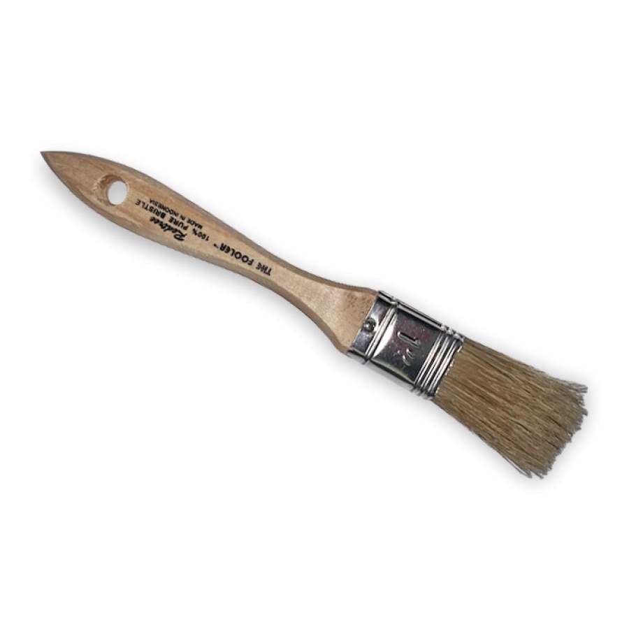 Redtree Ind Paint Brush, The Fooler®, 1 Inch Brush, 3/8 Inch Thickness, Double Thick Density Brush, White China Bristle – 10001