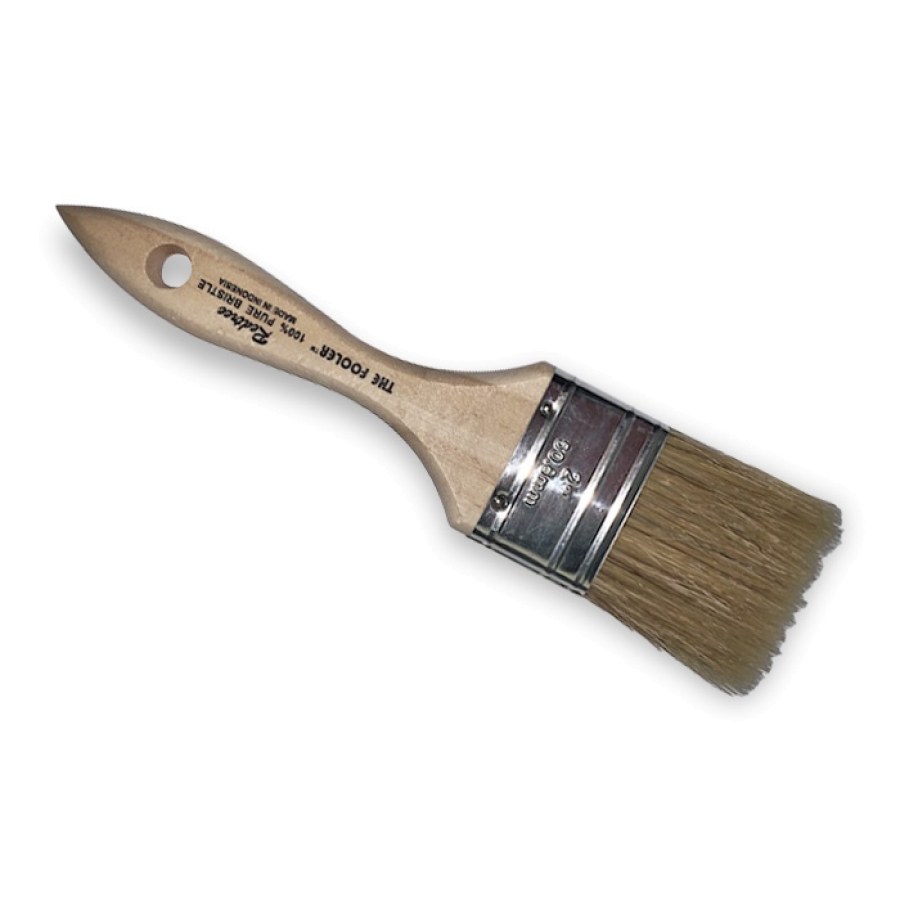 Redtree Ind Paint Brush, The Fooler®, 2 Inch Brush, 1/2 Inch Thickness, Double Thick Density Brush, White China Bristle – 10002