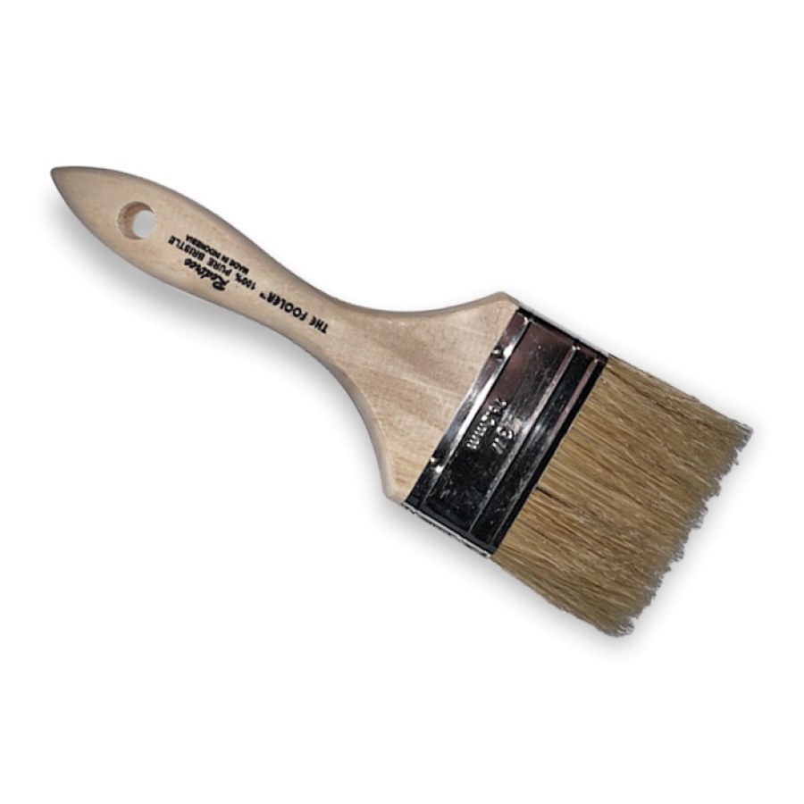 Redtree Ind Paint Brush, The Fooler®, 3 Inch Brush, 1/2 Inch Thickness, Double Thick Density Brush, White China Bristle – 10003