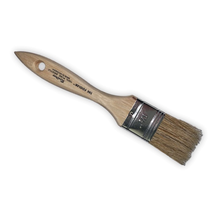 Redtree Ind Paint Brush, The Fooler®, 1-1/2 Inch Brush, 7/16 Inch Thickness, Double Thick Density Brush, White China Bristle – 10015