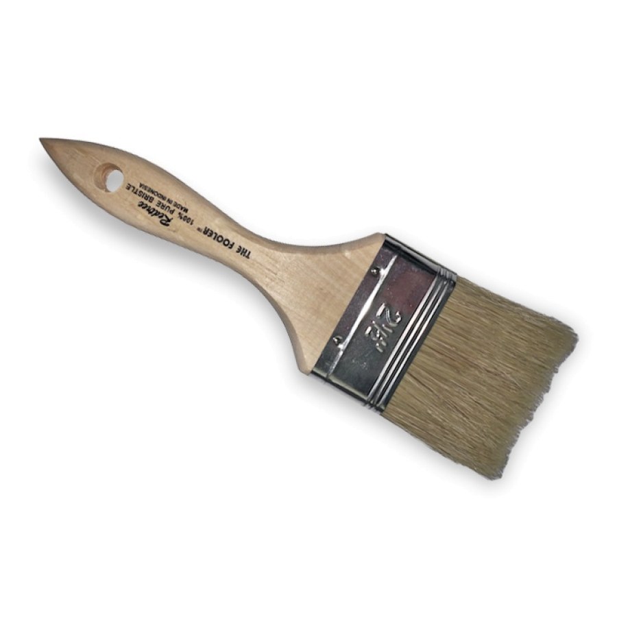Redtree Ind Paint Brush, The Fooler®, 2-1/2 Inch Brush, 1/2 Inch Thickness, Double Thick Density Brush, White China Bristle – 10025