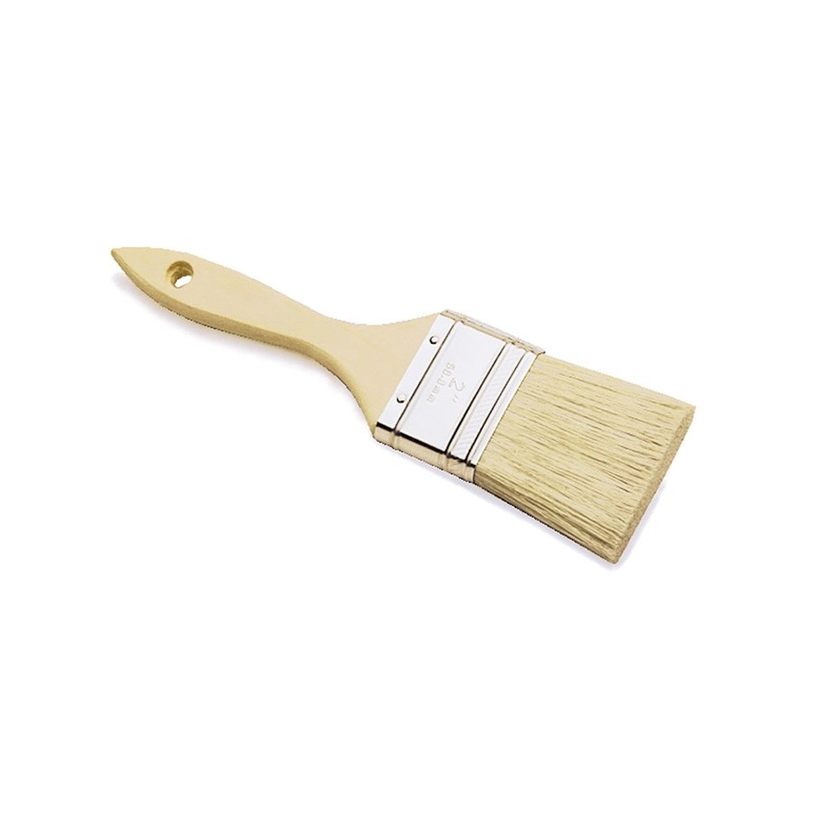 Redtree Ind Paint Brush, Chip Bristle, 2 Inch Brush, 5/16 Inch Thickness, Single Thick Density Brush, White China Bristle – 14032